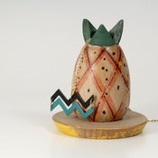 Image of NECKLACE - forest - green - chevron