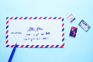 Image of Set of 10 Air Mail Envelopes