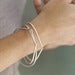 Image of sterling silver joydrop bangles