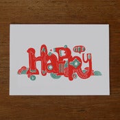 Image of Happy Card : Red version