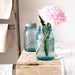Image of Vintage Blue 'Ball' Storage Jar