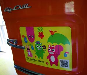 Image of Weather sKwirl™ Giant Refrigerator Magnet