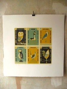 Image of Birds Stamp Book