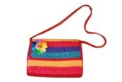Image of '88 Liz Claiborne Woven Technicolor Purse