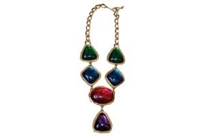 Image of '86 Kenneth J. Lane Drop Jewels Necklace