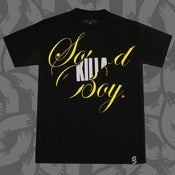 Image of The Sound Boy Killa Tee Black/Yellow
