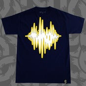 Image of The Wave Form Tee Navy