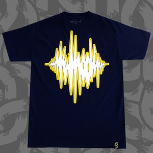 Image of The Wave Form Tee Navy