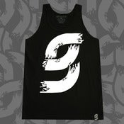 Image of Tear-Out Unisex Tank Top Black