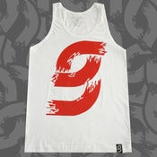 Image of Tear-Out Unisex Tank Top White