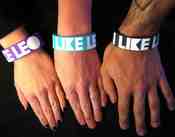 Image of "WE ARE LEO" fat wristbands