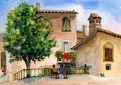 Image of Village Square, Todi, Umbria Italy