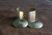 Image of Set hammered Cuff and Earrings