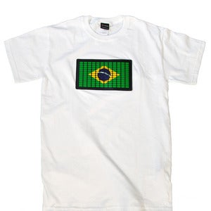 Image of Brazilian Flag (white)