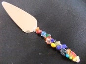 Image of "Tango Beads" Pie Server - multi-color