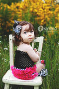 Image of Zebra Chiffon Ruffle Bloomers
