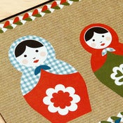 Image of Folk Art Msg Cards