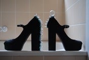 Image of Forever 21 Hand beaded Mary Jane Heels