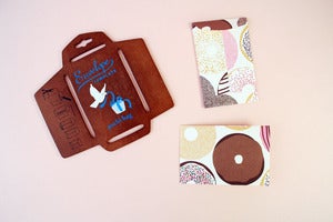 Image of Wooden envelope template