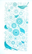 Image of Sally Elford<br>Feathers and Flora (Blue)
