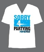 Image of Sorry 4 Partying Unisex V-Neck