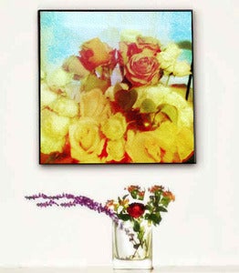 Image of ♥Vintage Style Abstract Art Canvas-BOUQUET♥