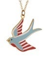 Image of Swallow Necklace Gold