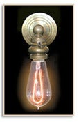Image of F1900 Horseshoe 40 watt Reproduction Vintage Style Light Bulb