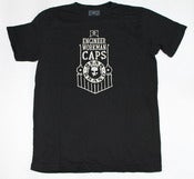 Image of BEAR BRAND Engineer and Workman Caps Black Ring Spun Cotton Tee