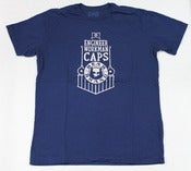 Image of BEAR BRAND Engineer and Workman Caps Navy Blue Ring Spun Cotton Tee