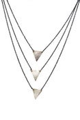 Image of Trio of Triangles Necklace