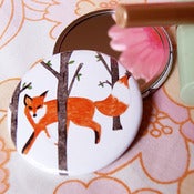Image of Curious Fox Pocket Mirror