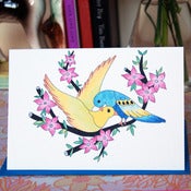 Image of Love Birds Greeting Cards