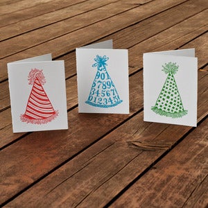 Image of Party Hats Card Set