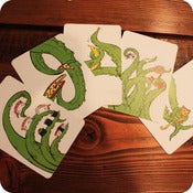 Image of Tentacle Loves Food Postcards