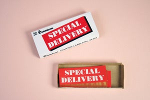 Image of Vintage Special Delivery Dennison Labels