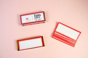 Image of Vintage Dennison rectangular labels