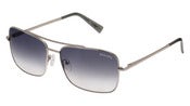 View Nevis - Silver Frame - Blue Smoke Gradient Lens