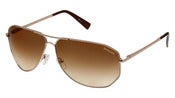 View Jura - Rose Gold Frame - Golden Brown Gradient Lens