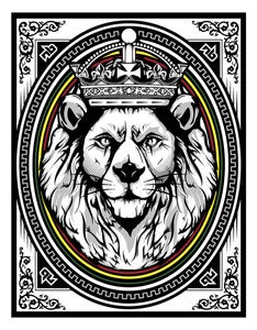 Image of "Rasta Lion" - Limited Edition
