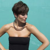 Image of Black Tube Necklace