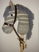 Image of Hobby Horse (grey stripe wool) SALE!