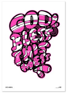 Image of GOD BLESS THIS MESS PRINT