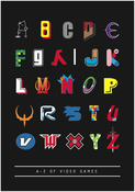 Image of A-Z Of Video Games Poster