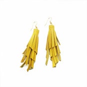 Image of Natasha, chandelier earrings, summer sun 