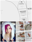 Image of Creature Hood Sewing Pattern
