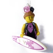 Image of Surf Chick Lego Necklace