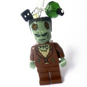 Image of Frankenstein Lego Man Necklace