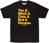 Image of RUN TMC TEE | black / yellow