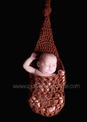 Image of Hanging Newborn Stork Pouch Photo Prop